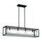 Designers Fountain Within 60 Watt 4 Light Matte Black Linear Pendant with Cage Shade D237M-IS-MB - alternate 1